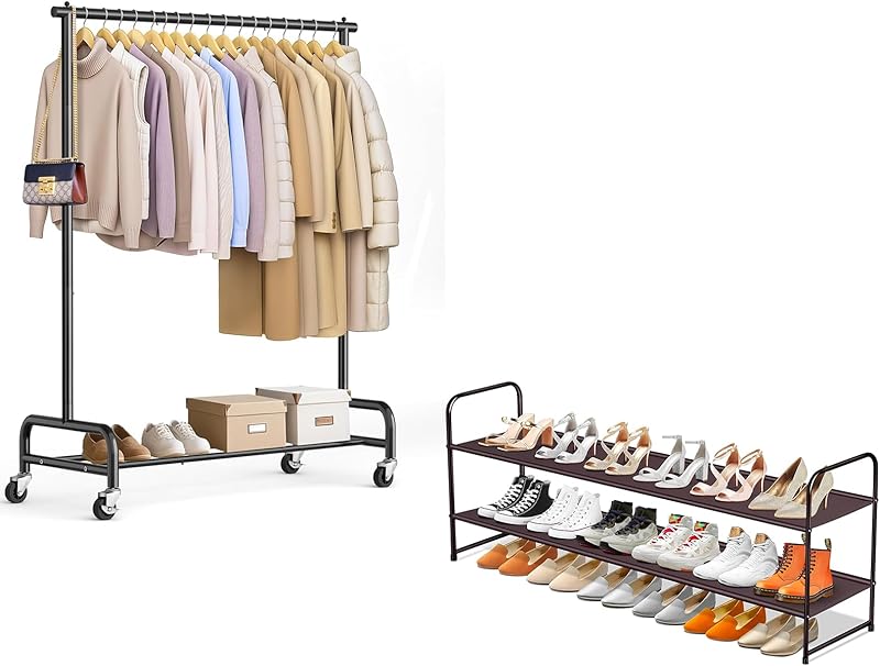 SLEEPING LAMB Clothes 2 Tier Closet